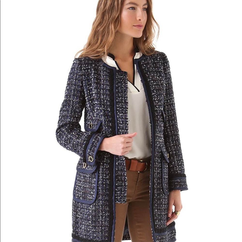 Tory Burch Tweed Coat